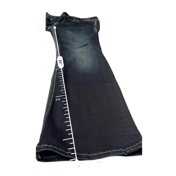 Rock Revival Women's Jacklyn Jeans Dark Blue Denim Size 30 - Picture 8 of 12